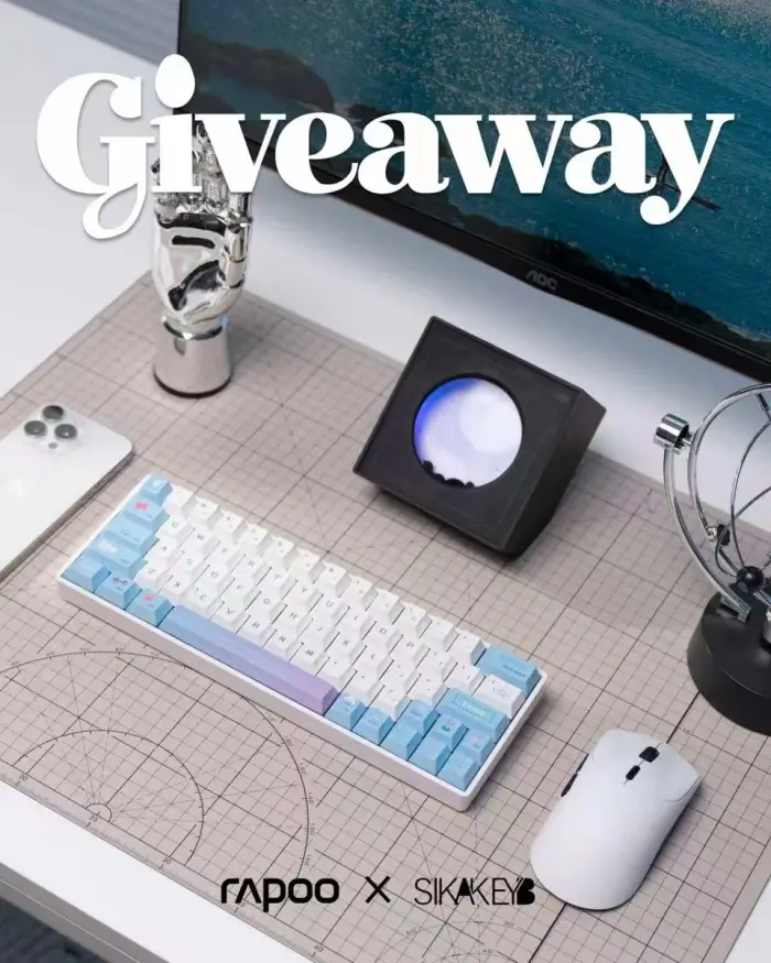 Win Sikakeyb Castle HM66 Keyboard and Rapoo VT7 Mouse