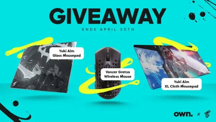 Win Yuki Aim Mouse and Mousepad Giveaway