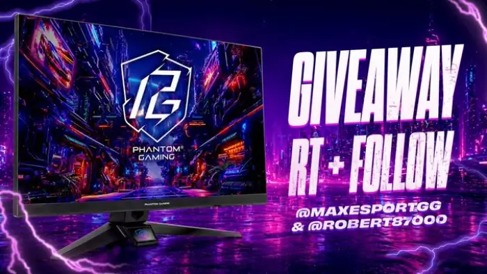 ASRock Phantom Gaming PG27FFT1B Monitor Giveaway
