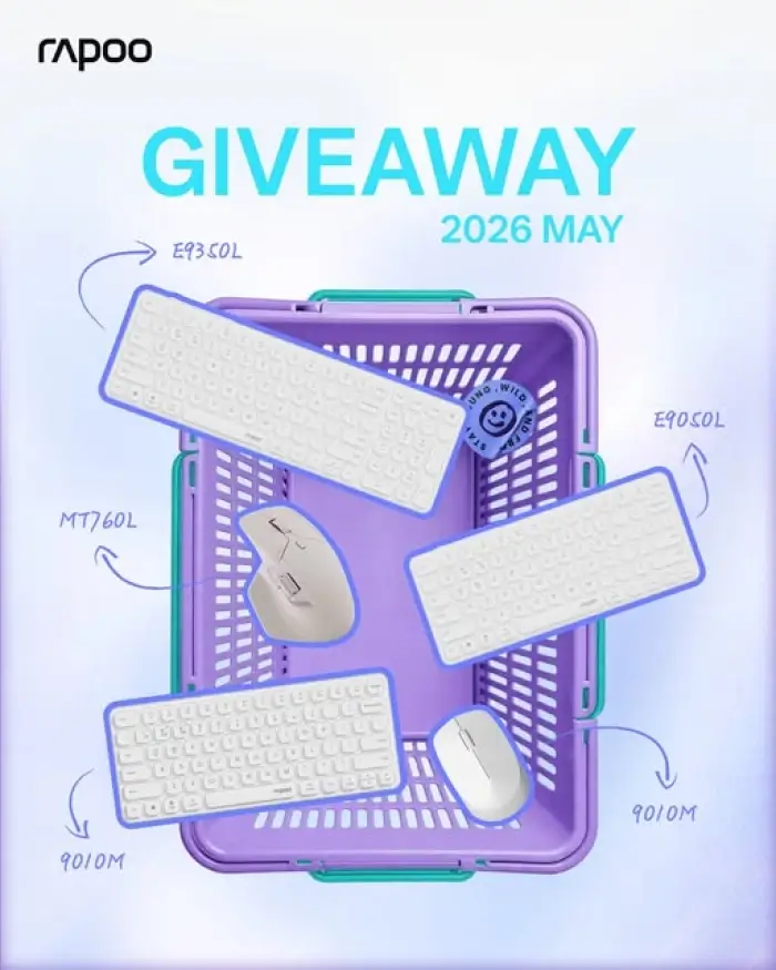 Rapoo Gaming Gear Giveaway 2026