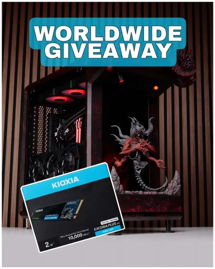 Win a Kioxia Exceria 1TB NVMe SSD Sweepstakes