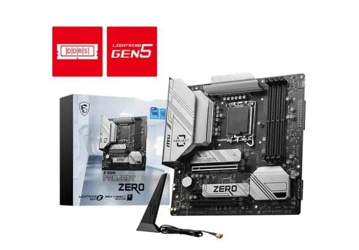 Win MSI B760M Project Zero Motherboard