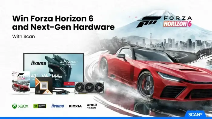 Win RTX 5070Ti, 9850X3D, SSDs, 4K Monitor or Forza Horizon 6