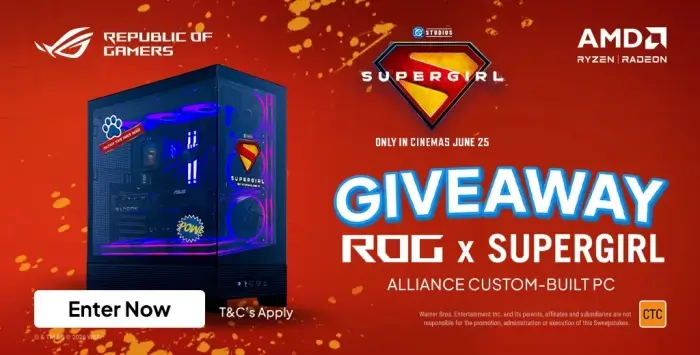 ASUS x SUPERGIRL RX 9070 XT PC GIVEAWAY