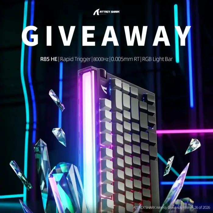 ATTACK SHARK Weekly Giveaway – Week 26 of 2026
