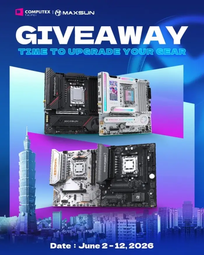 Maxsun Motherboards and Hardware Giveaway