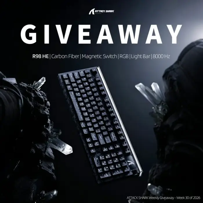 ATTACK SHARK Weekly Giveaway – Week 30 of 2026