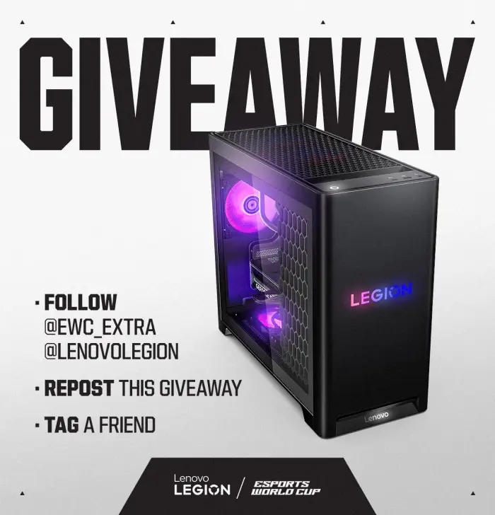 Dplus Kia signed Lenovo Legion PC Giveaway