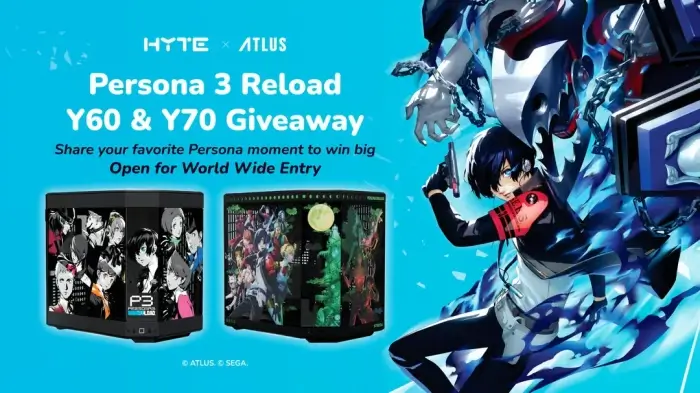 HYTE Persona 3 Reload Y60 & Y70 Giveaway
