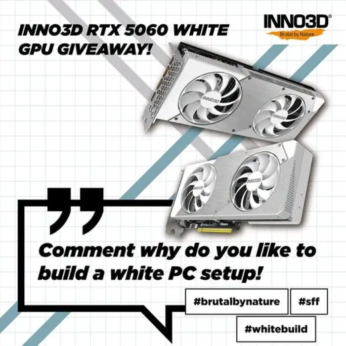 INNO3D GeForce RTX 5060 Twin X2 OC Giveaway – Part 2