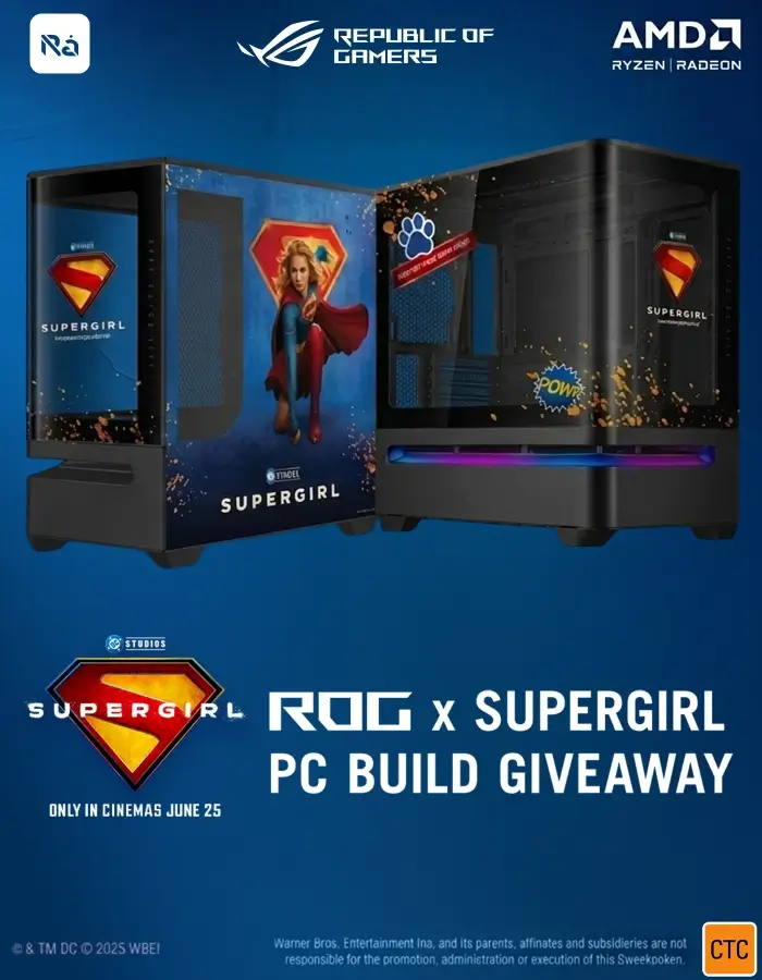 ROG x Supergirl PC Giveaway