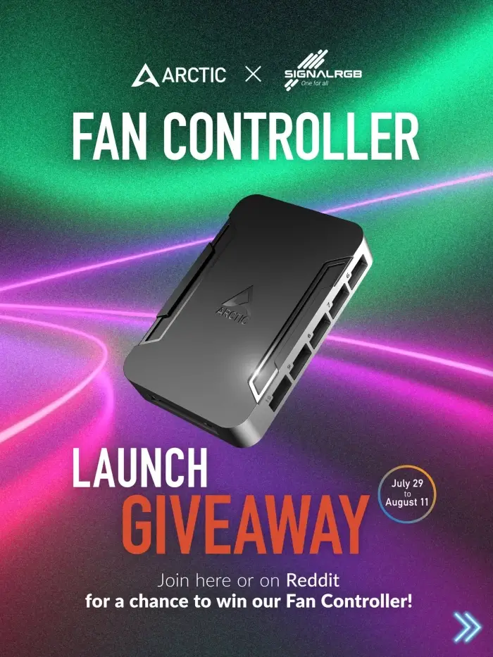 ARCTIC x SignalRGB Fan Controller Giveaway