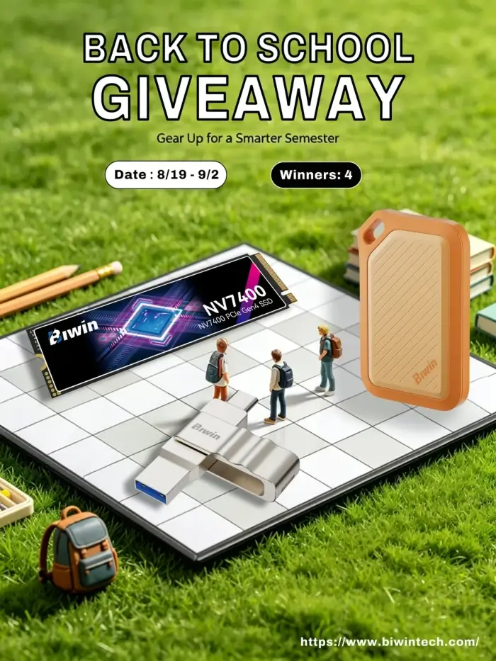 Biwin BACK-TO-SCHOOL GIVEAWAY