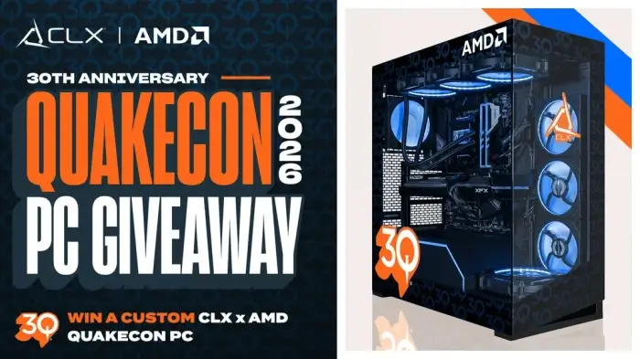 CLX x AMD QuakeCon 30th Anniversary PC Giveaway