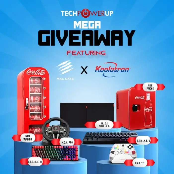 TechPowerUp MEGA Back2Kool Giveaway