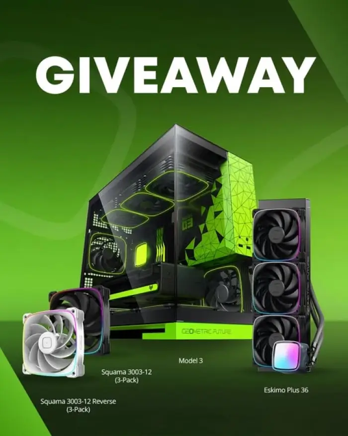Win PC Parts From Geometric Future