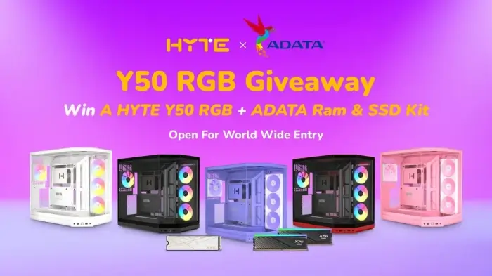 Win SSD, DDR5 Ram and Y50 RGB Case