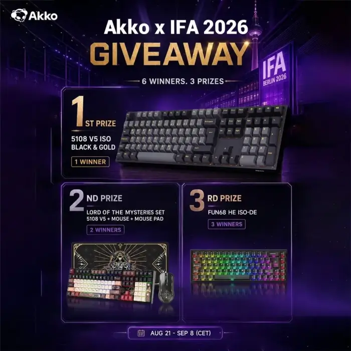 Akko x IFA 2026 Giveaway