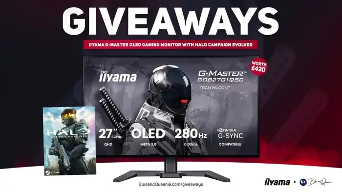 Titan Falcon 27″ OLED Gaming Monitor Giveaway