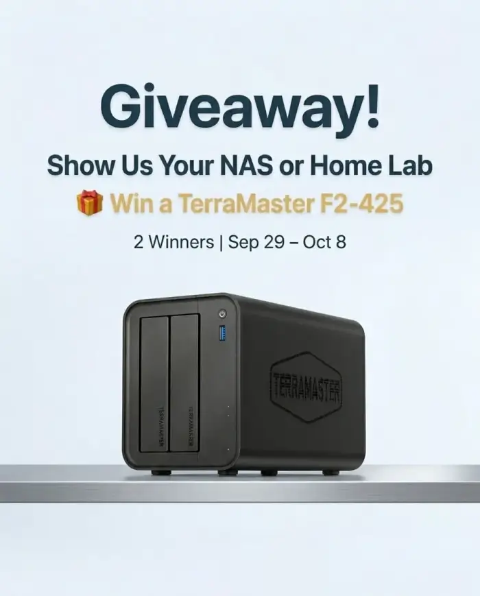 Win 1 of 2 TerraMaster F2-425 NAS