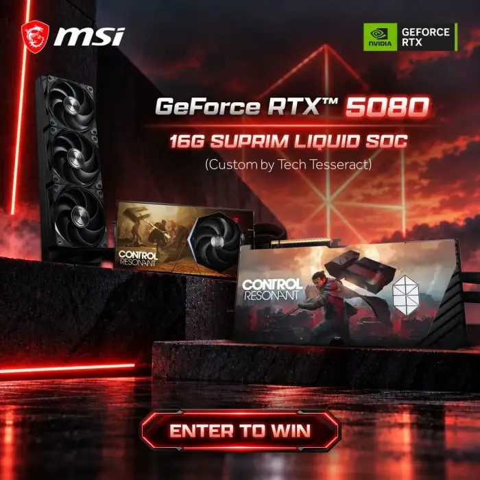 Win MSI CONTROL Resonant Suprim Liquid 5080 GPU